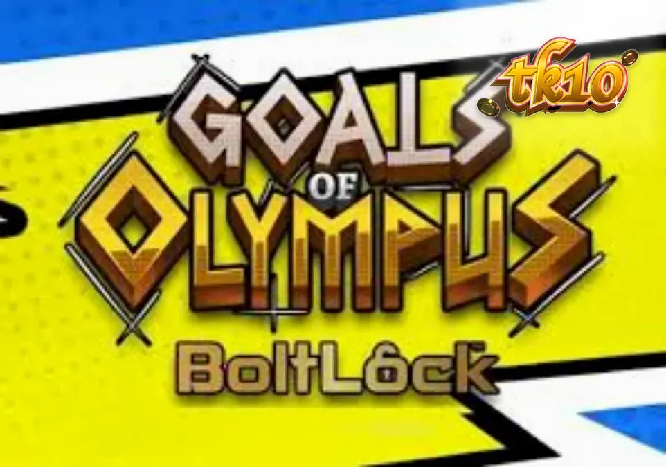 Goals of Olympus BoltLock স্লট গেমের ইন্টারফেস এবং গ্রিক ও ফুটবল থিমের সংমিশ্রণ
