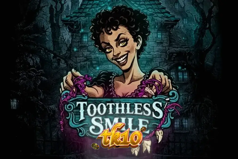 Toothless Smile slot game interface with dark dental horror theme